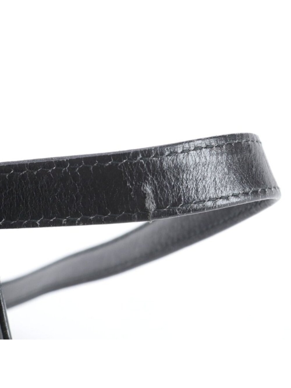 Gucci Vintage Leather Shoulder Bag Crossbody Black - Picture 7 of 10